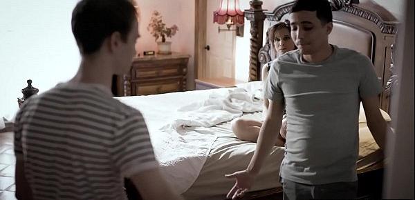  PURE TABOO 2 Step-Brothers DP Their Step-Mom